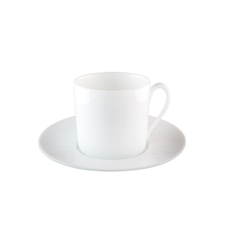 Tasse à Thé 250 Ml Avec Soucoupe En Porcelaine