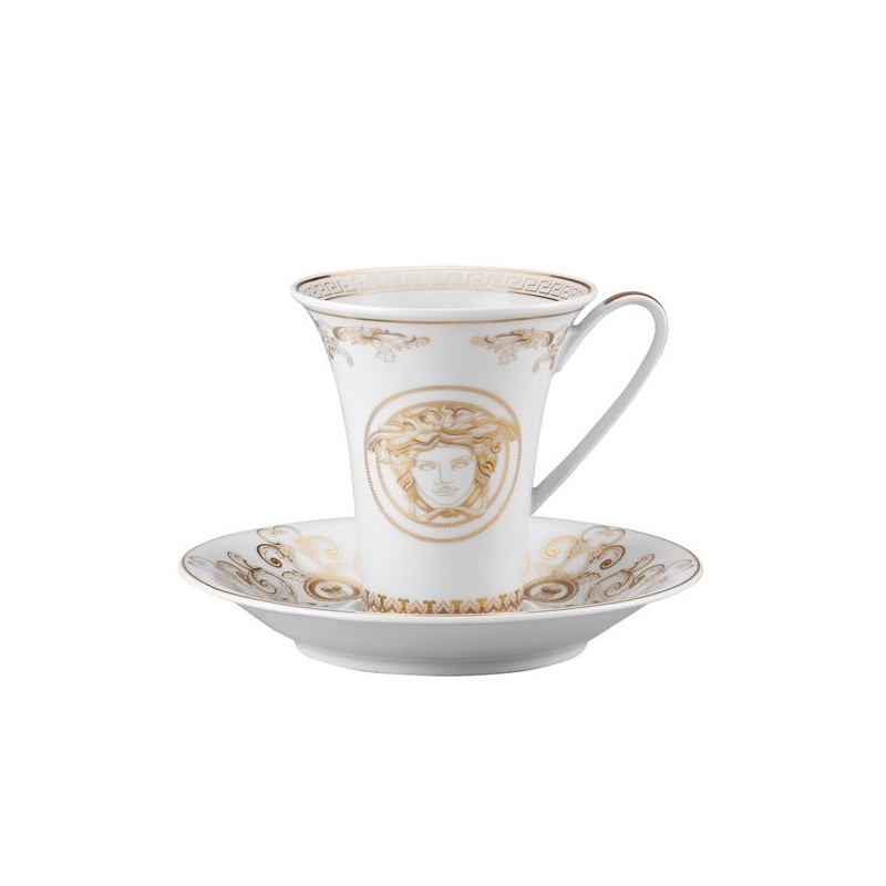 Tasse et soucoupe à café Medusa Gala - Versace
