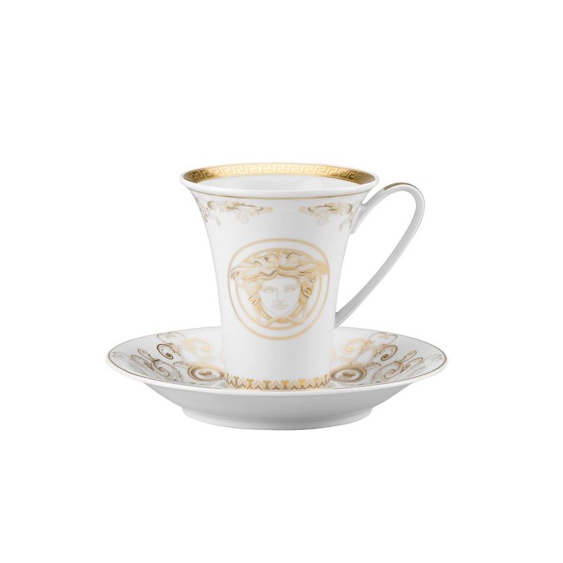 Tasse et soucoupe à café OR Medusa Gala - Versace