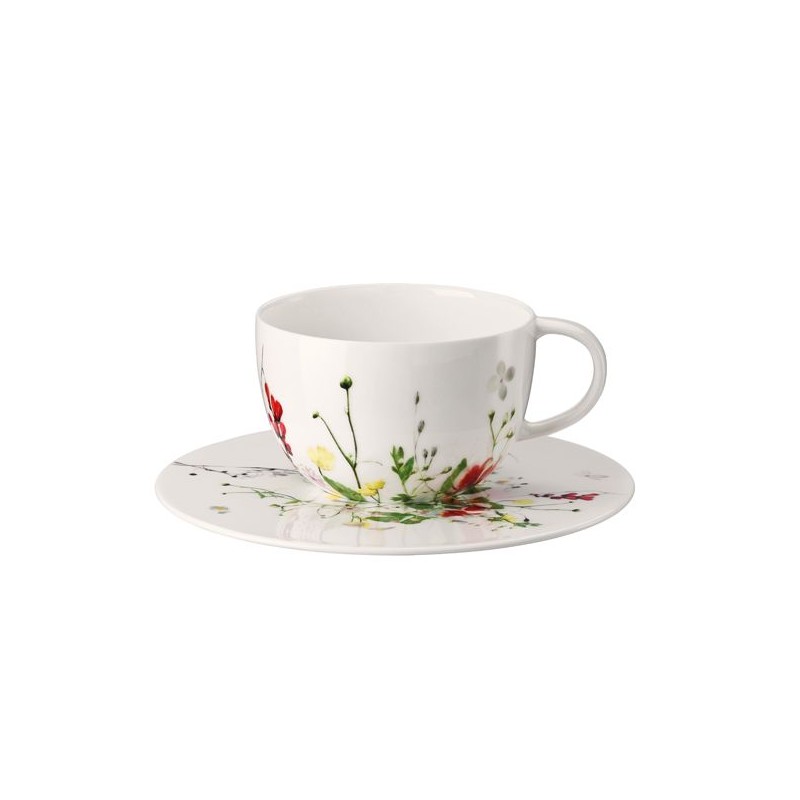 Tasse et soucoupe à déjeuner Fleurs Sauvages - Rosenthal