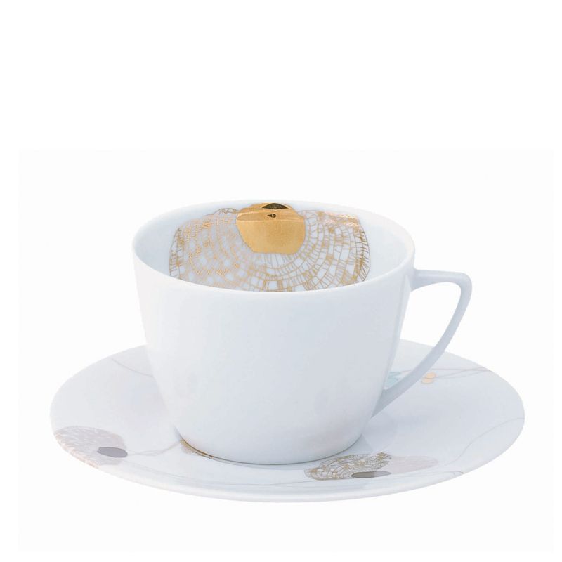 Tasse et soucoupe à déjeuner 015231 Ravissement - Deshoulières