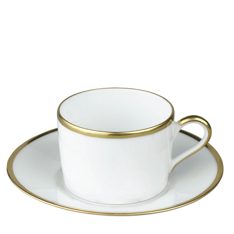 Tasse et soucoupe à thé 0183-19-352014/302020 Fontainebleau or - Raynaud