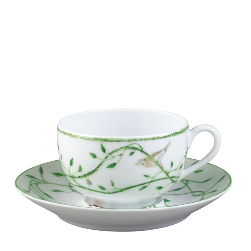 Tea cup and saucer 0205-20-351015/301025 Histoire Naturelle - Raynaud