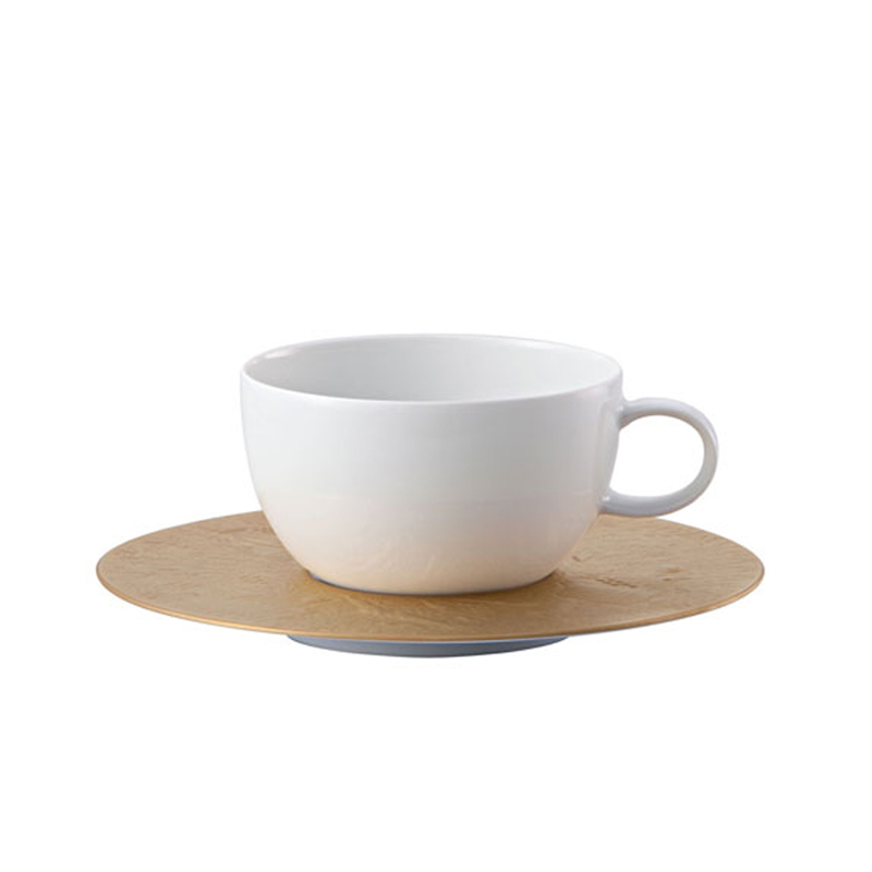 Tasse et soucoupe à thé 14640 Zauberflöte or - Rosenthal