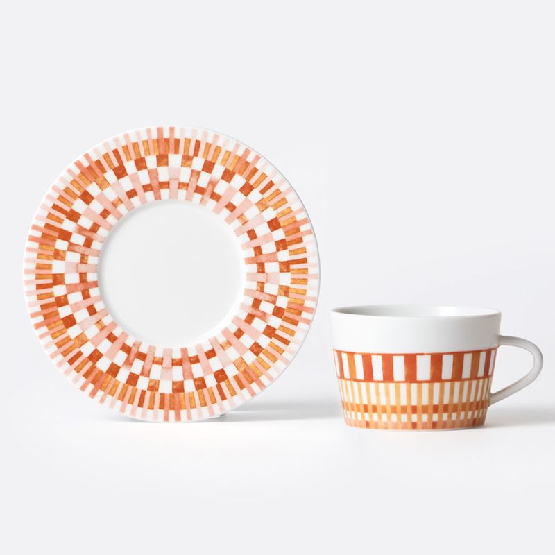 Tasse et soucoupe à thé 2086/89 Terre Rosa - Bernardaud
