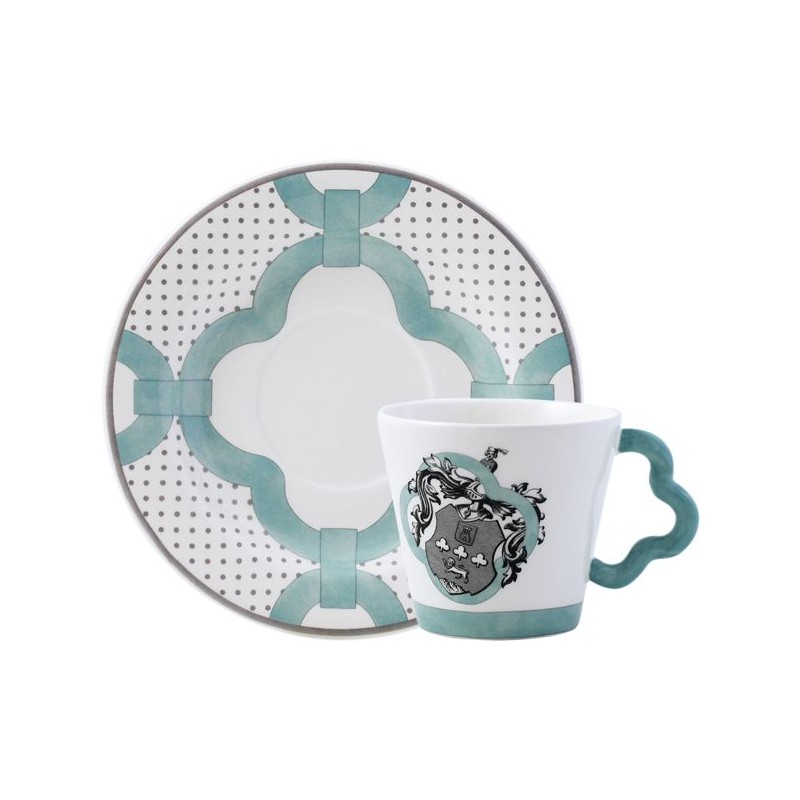 Armoiries tea cup and saucer 1807PTH282 Allure - Gien