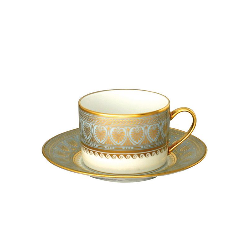 Tasse et soucoupe à thé L009/89 Elysées - Ancienne Manufacture Royale