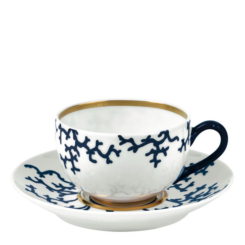 Tasse et soucoupe à thé extra 0098-18-301025/20-351015 Cristobal marine - Raynaud