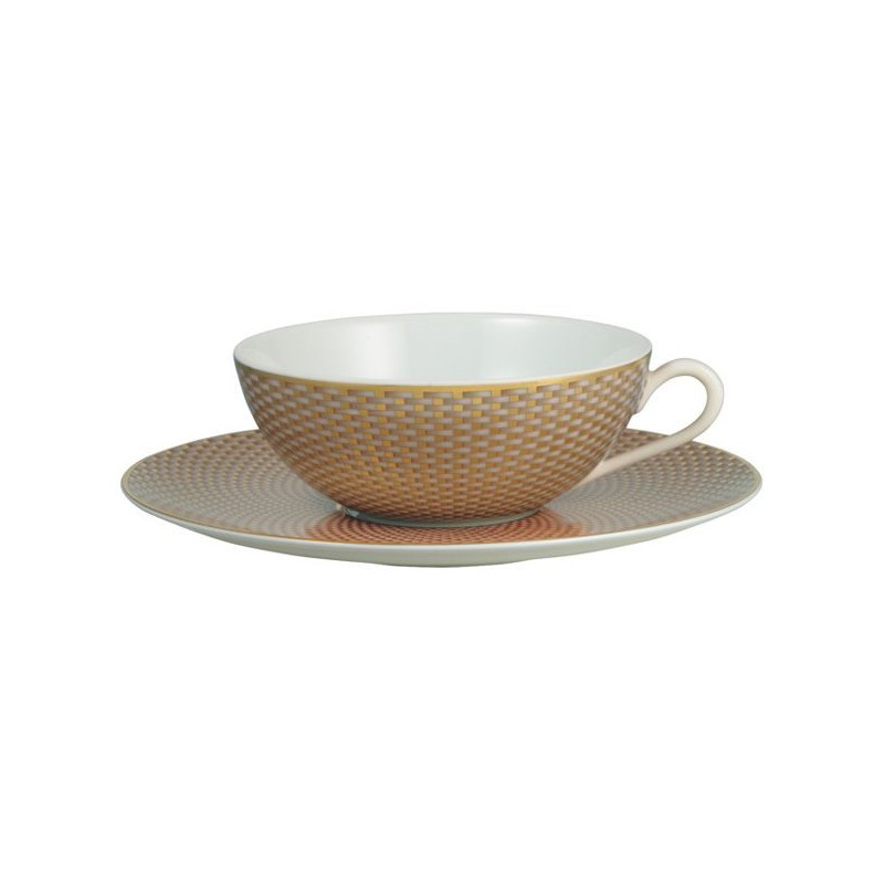 Tasse et soucoupe à thé extra beige Trésor - Raynaud