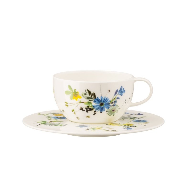 Tasse et soucoupe à thé Fleurs des Alpes - Rosenthal