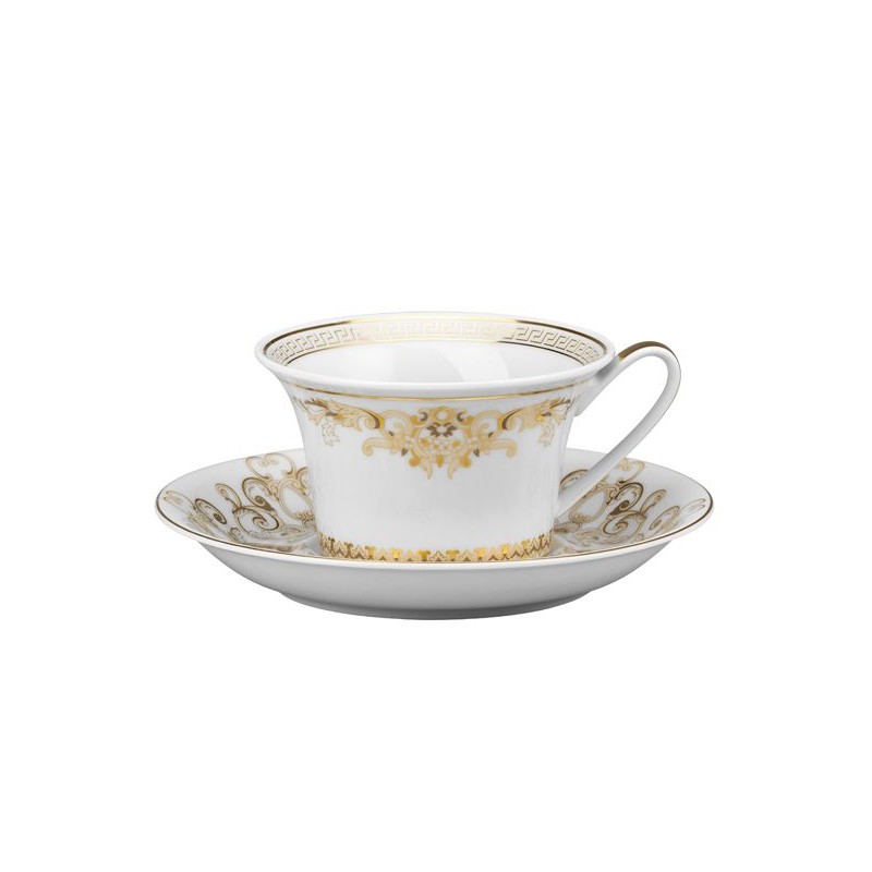 Tasse et soucoupe à thé Medusa Gala - Versace
