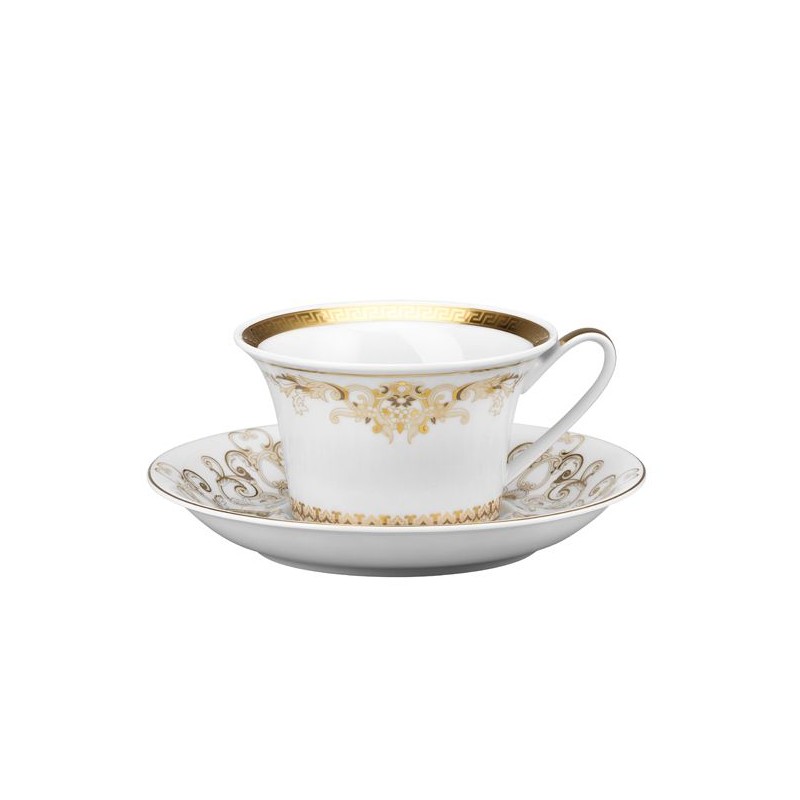 Tasse et soucoupe à thé OR Medusa Gala - Versace