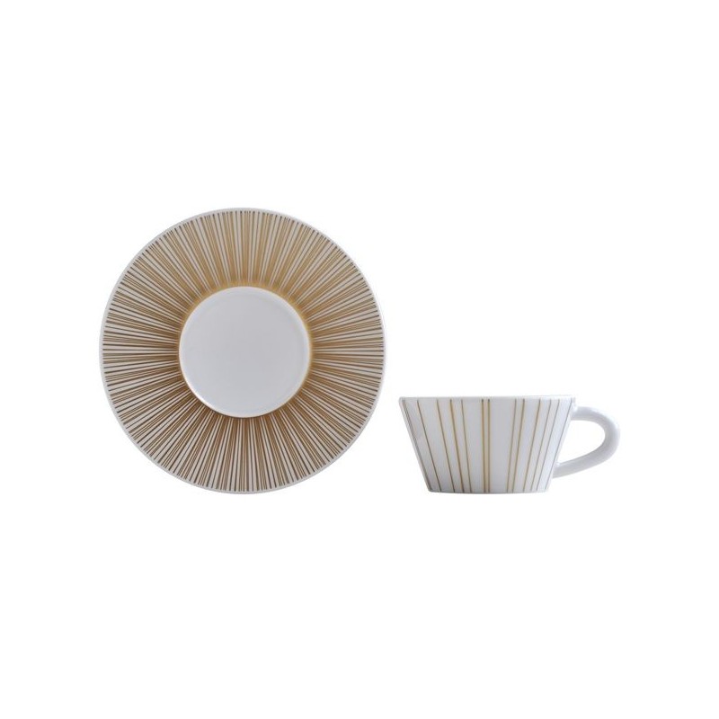 Tasse et soucoupe à thé 1655/89 Sol - Bernardaud