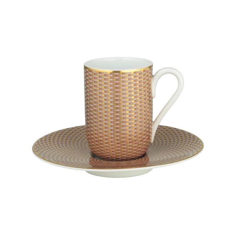 Tasse et soucoupe expresso beige Trésor - Raynaud