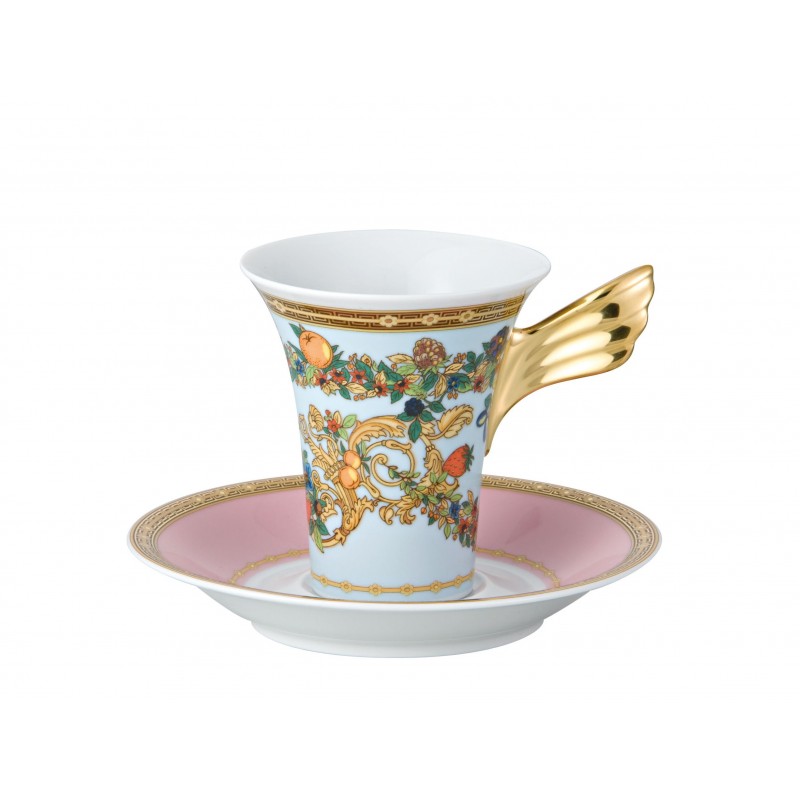 Tasse et soucoupe expresso Le jardin de Versace - Versace