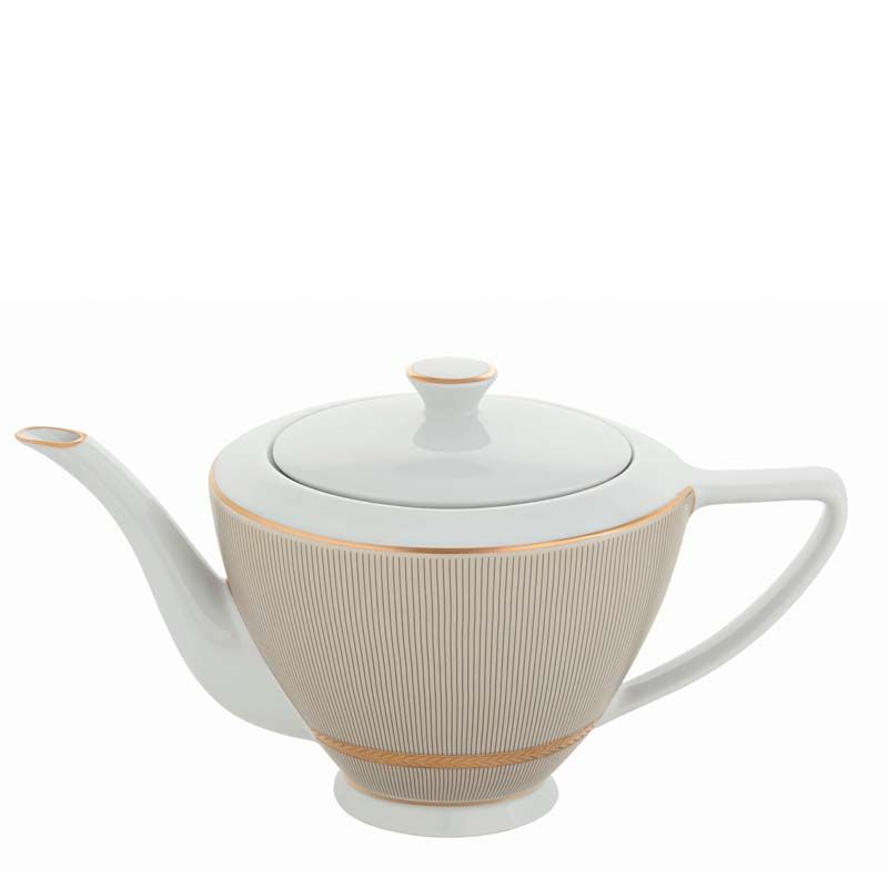 Théière 035009 ronde Pharaon or - Deshoulières