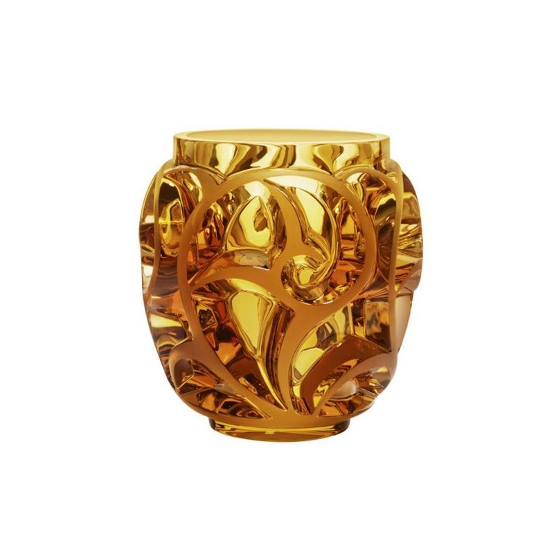 Tourbillons ambre 10410700 Vase - Lalique