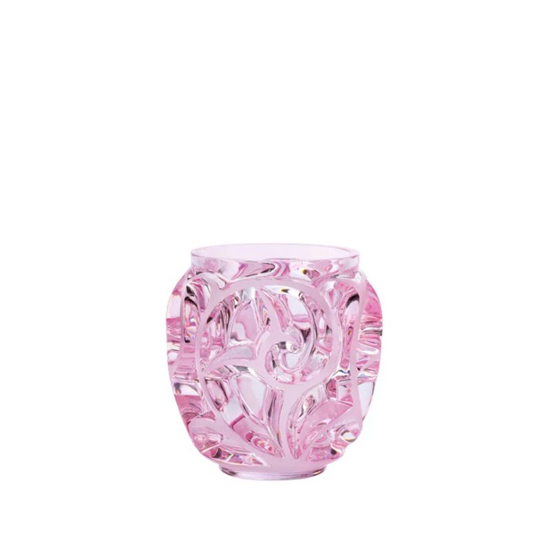 Tourbillons small pink luster  10801400 Vase - Lalique