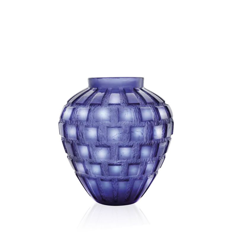 Vase Rythmes bleu 03549-2 Rythmes - Daum