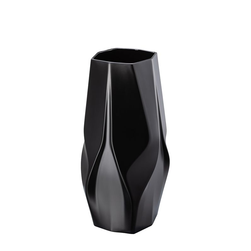 Vase Weave noir Zaha Hadid Rosenthal Cristallerie de Paris