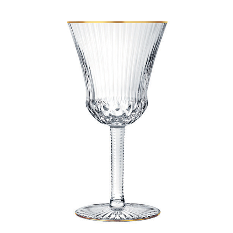 Verre à eau #2-30100200 Apollo filet or - Saint Louis