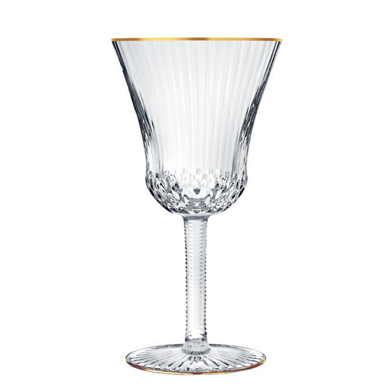 Verre à eau américain #1-30100100 Apollo filet or - Saint Louis