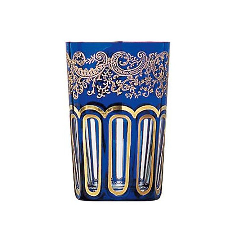 Verre à thé bleu foncé 47003923 Rabat - Saint Louis