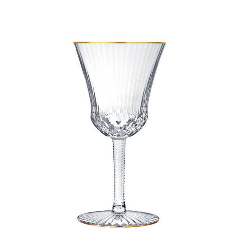 Verre à vin #3-30100300 Apollo filet or - Saint Louis