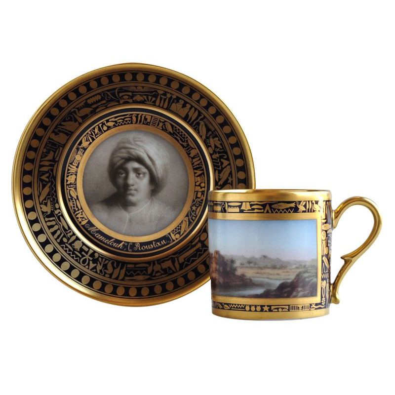 Vue de Philae L682/4519 Tasses Historiques - Ancienne Manufacture Royale