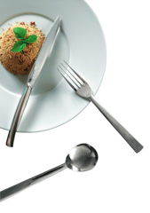 Stainless steel flatware